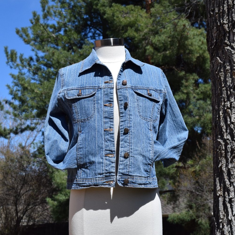 Vintage Bill Blass Jeanswear Denim Jean Jacket